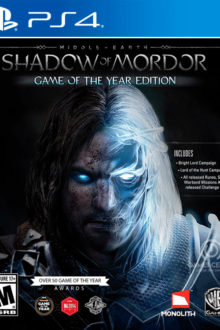 Middle Earth Shadow of Mordor Game of the Year  PS4