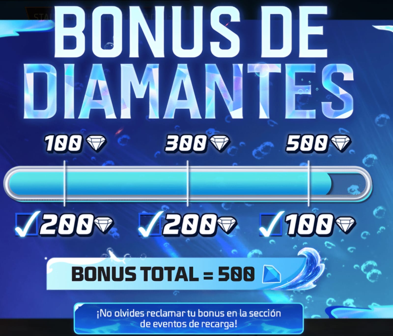PROMO de diamantes Free Fire via id