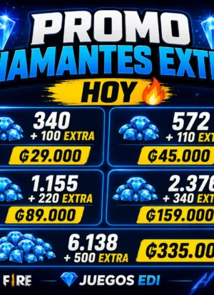 Diamantes💎  Extras Free Fire via id